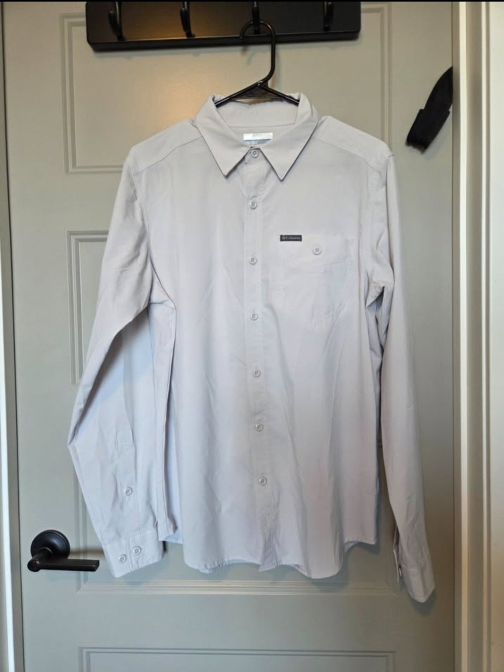Columbia Men's Fir RidgeTM Solid Long-Sleeve Shirts - White